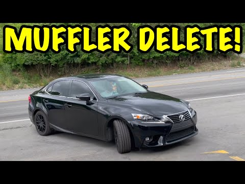 2016 Lexus IS 200t 2.0L Turbo w/ MUFFLER DELETE!