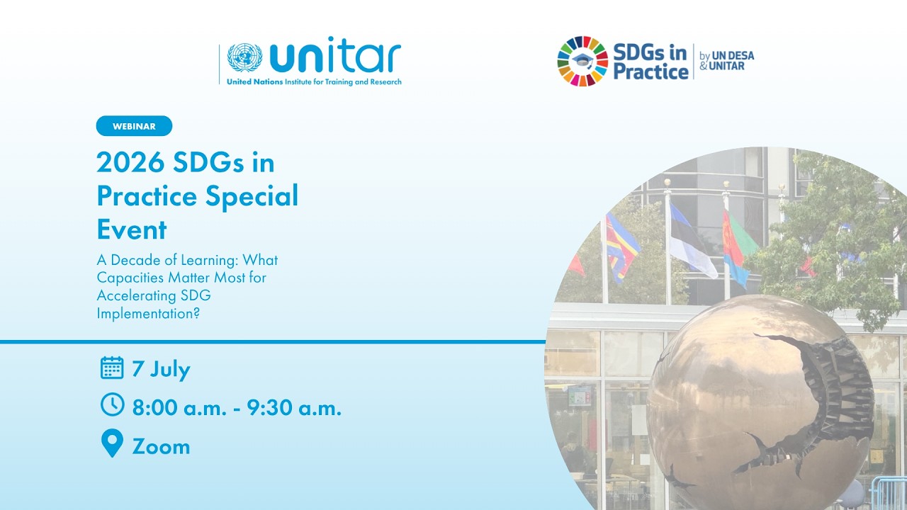 2026 SDGs in Practice Special Event: What Capacities Matter Most for SDG Acceleration?