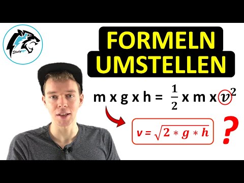 Rearranging formulas – (energy conversion) | Epot & Ekin