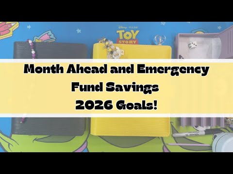 Month Ahead Savings | Growing Our Emergency Fund | Savings Challenges | Cash Stuffing