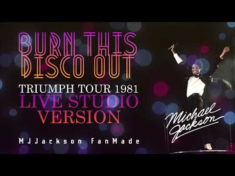 MJJackson FanMade  - Burn This Disco Out - Triumph Tour 81' (Live Studio Version)
