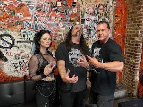 Glen Benton of Deicide confirming with the Dawg Deathmetal = No shorts, Flipflops or Sports Jerseys