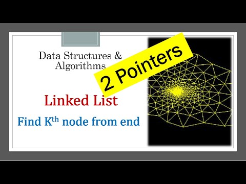 Linked List || Find kth node from end || Two Pointers