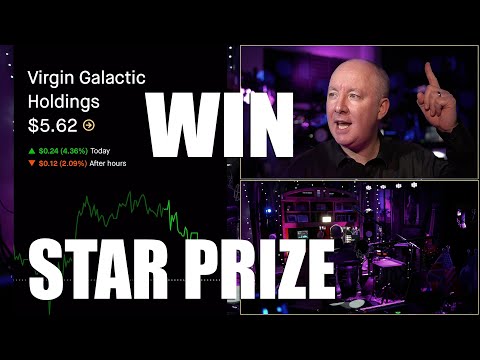 WIN Virgin Galactic - SPCE Stock STAR PRIZE - Martyn Lucas @MartynLucas