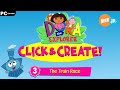 Dora The Explorer Click Create PC HD Walkthrough Episode 3 The Train Race