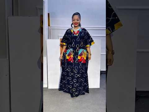Stunning Ankara free size dress #zamakalefashion #fashion #latestafricaprint #africanclothing