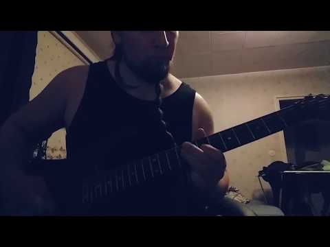 Auerkallio jamming along to Silent Night, Bodom Night Children Of Bodom guitar cover