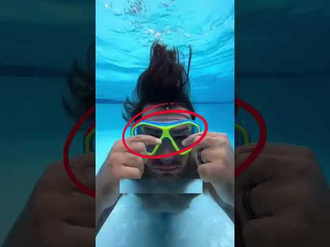 How to get rid of water from your diving mask #Diving #Snorkeling #DivingMask #WaterInFace #Divin...