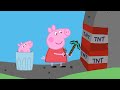 Peppa Pig Plays Minecraft in Real Life. Cartoon parody.