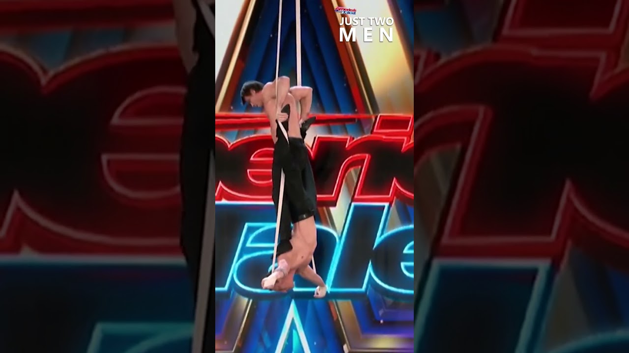 Just Two Men Duo Aerial Balancing ACT AGT Audition 2023