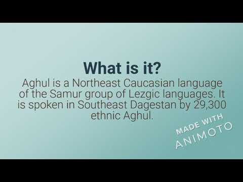 AGHUL LANGUAGE