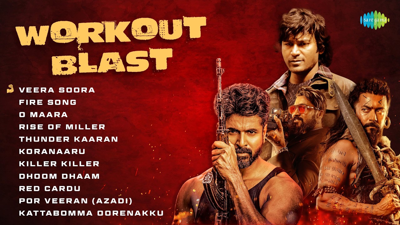 Workout Blast - Gym Playlist | Veera Soora | Fire Song | O Maara | Rise of Miller