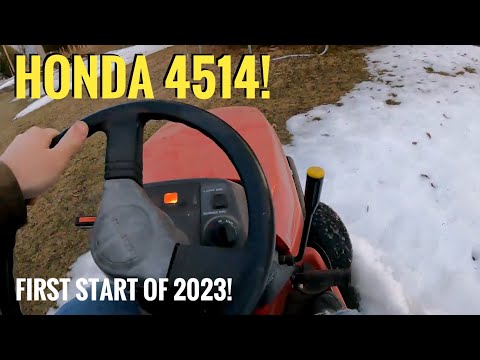 The Honda 4514 Gets A Spring Run Before It's Time For Mowers To Come Out! How Does It Start For Me?