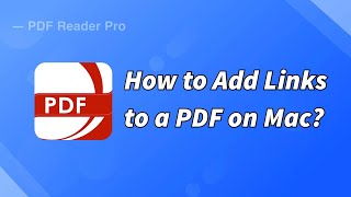 How to Add Links to a PDF Mac?
