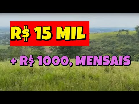 [124736] CHACRINHA EM GLORINHA RS  2000M²  LINDA VISTA R$ 15 MIL + R$ 1000, MENSAIS #chacara #sitio