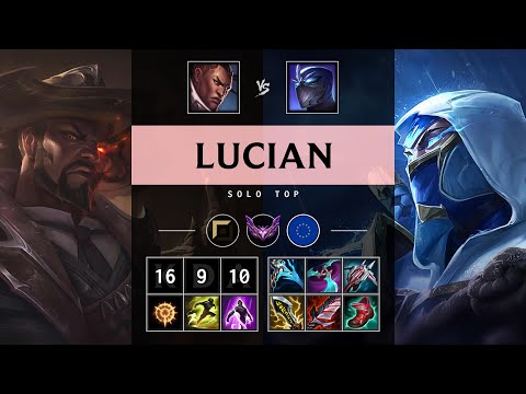 Lucian Top vs Shen - EUW Master Patch 25.08