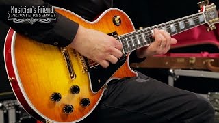 Video thumbnail for Gibson Custom Les Paul Custom Figured Electric Guitar, Iced Tea Burst by Musician's Friend