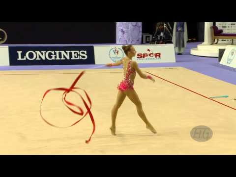 BEZZOUBENKO Patricia (CAN) - 2014 Rhythmic Worlds, Izmir (TUR) - Qualifications Ribbon