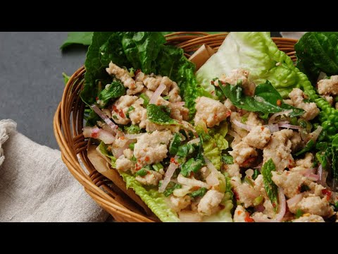 Thai Larb Gai (Chicken Lettuce Wraps)