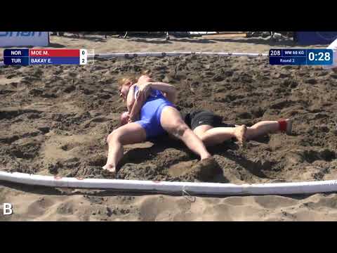 Round 2 Women's BW - 60 kg G2: M. MOE (NOR) v. E. BAKAY (TUR)