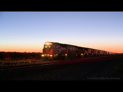 6PM9 SCT Freight Train With Boxcars & Shipping Containers (28/10/2019) - PoathTV Australian Railways