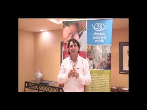 Raúl Ruiz con la Olimpiada Solidaria