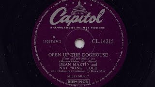 Dean Martin and Nat &#39;King&#39; Cole &#39;Open Up The Dog House&#39; 1955 78 rpm