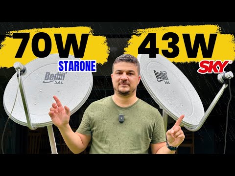 70W vs. 43W: Signal Comparison and Tips for Choosing the Best Satellite for Your New Parabolic Dish