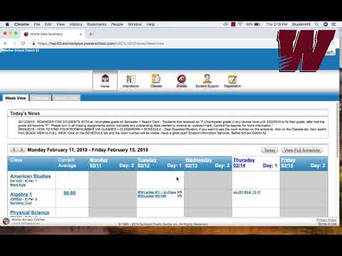 Home Access Tutorial English