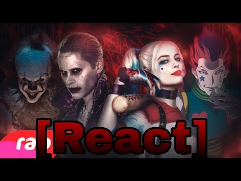 [Gacha Club] react rap do Coringa, Arlequina, Hisoka e Pennywise - CIRCO DOS HORRORES 2 | NERD HITS