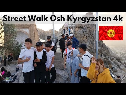 Street walk Osh Kyrgyzstan 4K | #DrSajidAwaisYousafzai