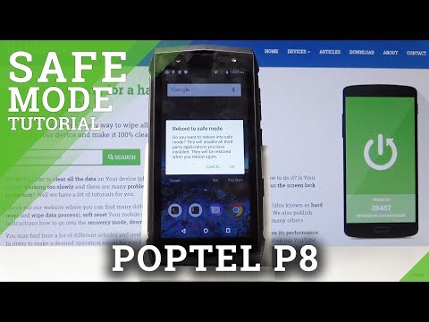 How to Open & Close Safe Mode in POPTEL P8 - Active Safe Mode