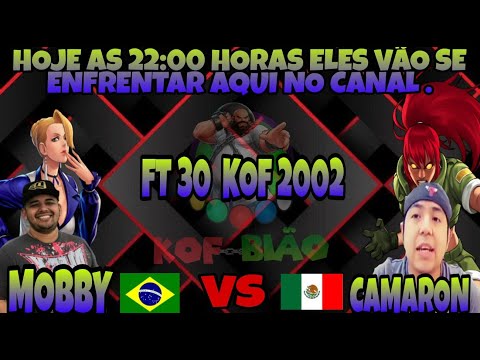KOFBIÃO/NEW VENON MOBBY VS MEXICANO CSK CAMARON, KOF 2002 FT 30 ATRAÇÃO MATCH.