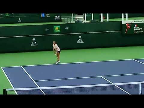 Diane Parry 🇫🇷 vs Diana Maximovna Shnaider 🇷🇺, practice 🎾 #TennisCam #JesusSaves #PrayersForAll