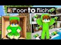 Going from POOR To RICH In Minecraft!