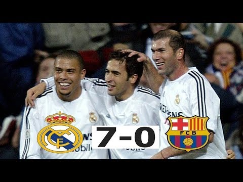 Real Madrid  7-0  Barcelone le match le plus humiliant du classique