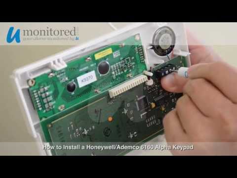 Install a Honeywell 6160 Keypad