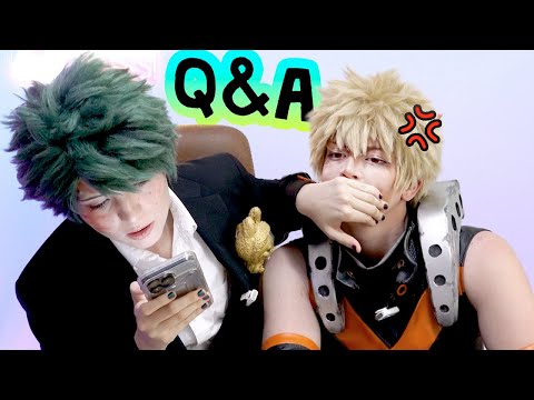 Q&A With Teacher Izuku and Pro Hero Dynamight! | My Hero Academia Cosplay