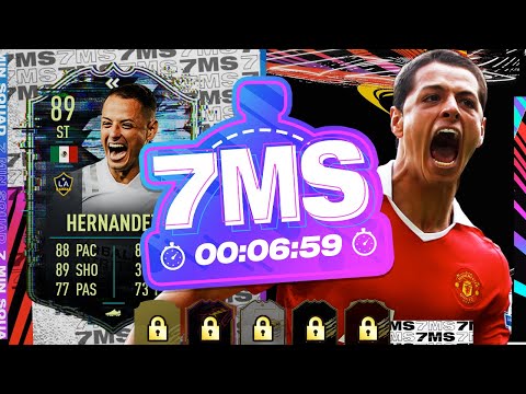 AMAZING 89 FLASHBACK CHICHARITO!! 7 MINUTE SQUAD BUILDER - FIFA 21 ULTIMATE TEAM