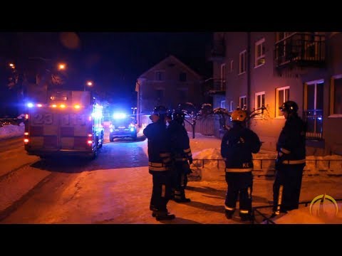 Rökfyllt trapphus på S:t Olofsgatan