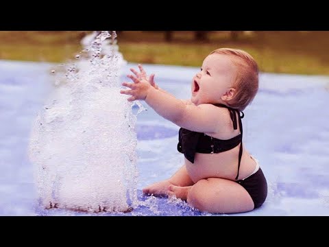 Funny Babies Playing With Water || Baby Outdoor Videos || Baby and Pool Water || Funny Baby Videos