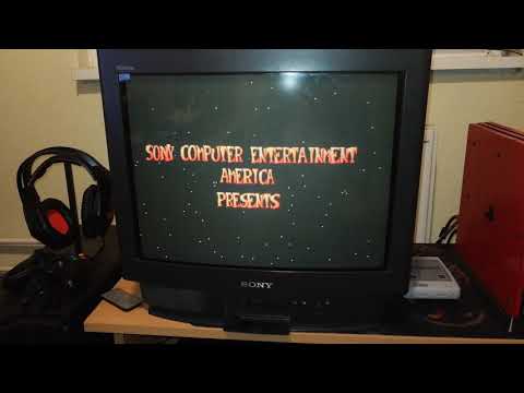 Crash Bandicoot 3 PS1- Title Screen - NTSC - PS1 SCPH-5002 PAL - Sony Trinitron CRT- 4K