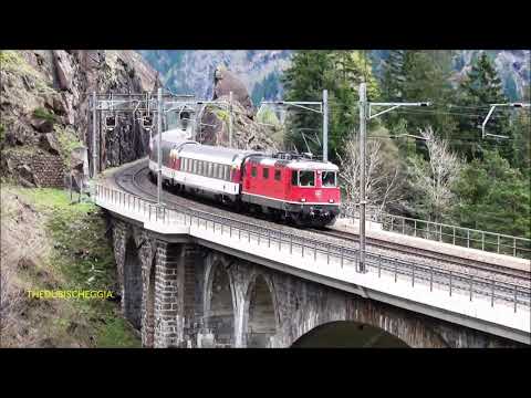 2^PARTE : RICORDI DI WASSEN (CH) LE MIE FOTO AI TRENI. SAB. 25 - 4 -  2015.