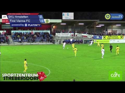 23.09.16 SKU Amstetten - First Vienna FC - Highlight  (1. Halbzeit / 22:38) am 23.09.2016 19:56