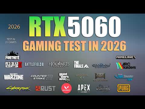RTX 5060 — test i 21 spel
