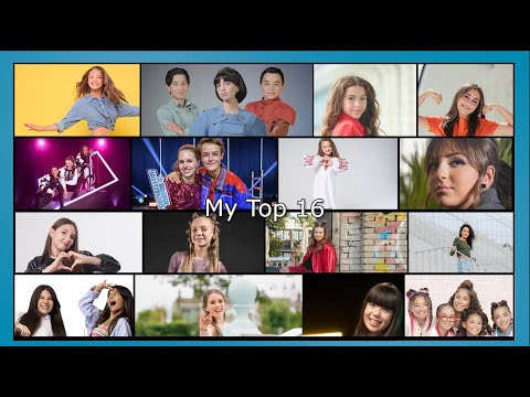 My Top 16 | JUNIOR EUROVISION 2023 | +  🇮🇪 | All Songs |