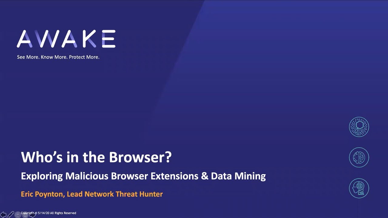 Who’s in the Browser? Exploring Malicious Browser Extensions & Data Mining