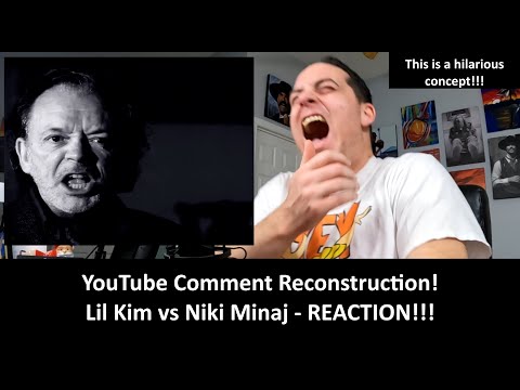 American Reacts to YouTube Comment Reconstruction - Lil Kim's Beef With Niki Minaj REACTION