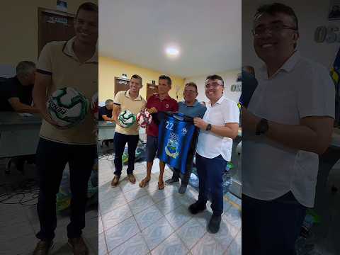🏆Entrega oficial dos Uniformes do Campeonato Municipal de Futebol⚽ #shorts #shortvideo #piauí
