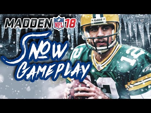 Madden NFL 18 Gameplay - SNOW GAME!!! Packers Vs Bears -  (SGO vs MoonlightSwammi)